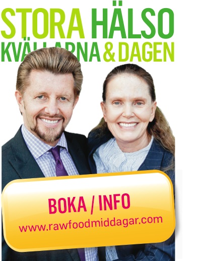 Banner hälsokvällarna rawfoodmiddagar